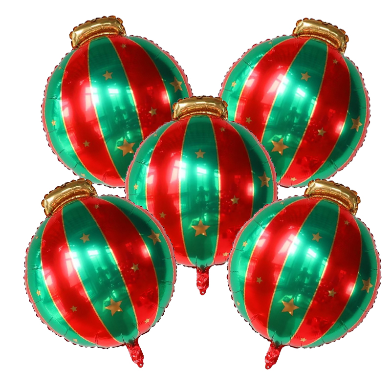 5pcs Red Green Christmas Ball  - đánh giá và giá Wedding Decor Supply Store