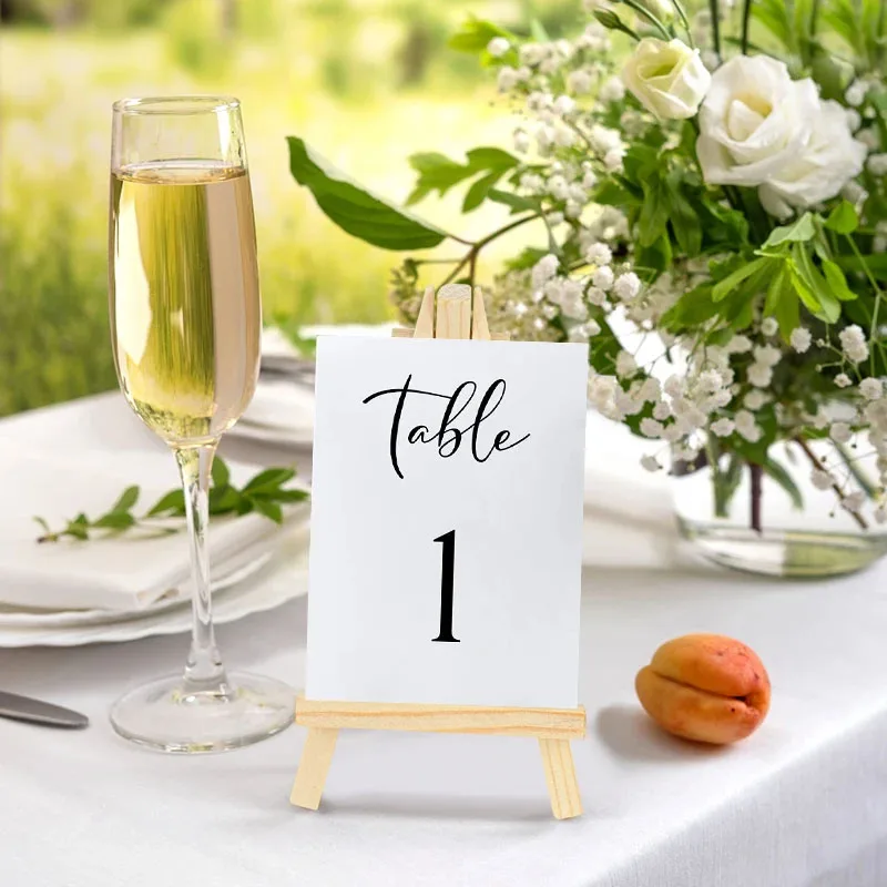 10pcs Wood Mini Easel Frame De - đánh giá và giá Table Number Gold